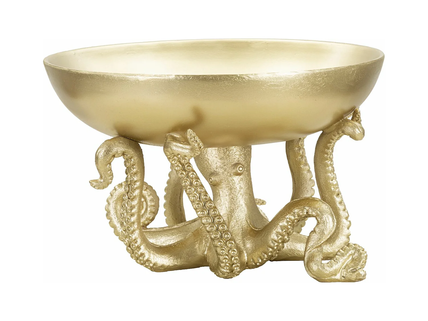 Bandeja Pulpo 2, Oro, 30x30x18 cm, Epikasa