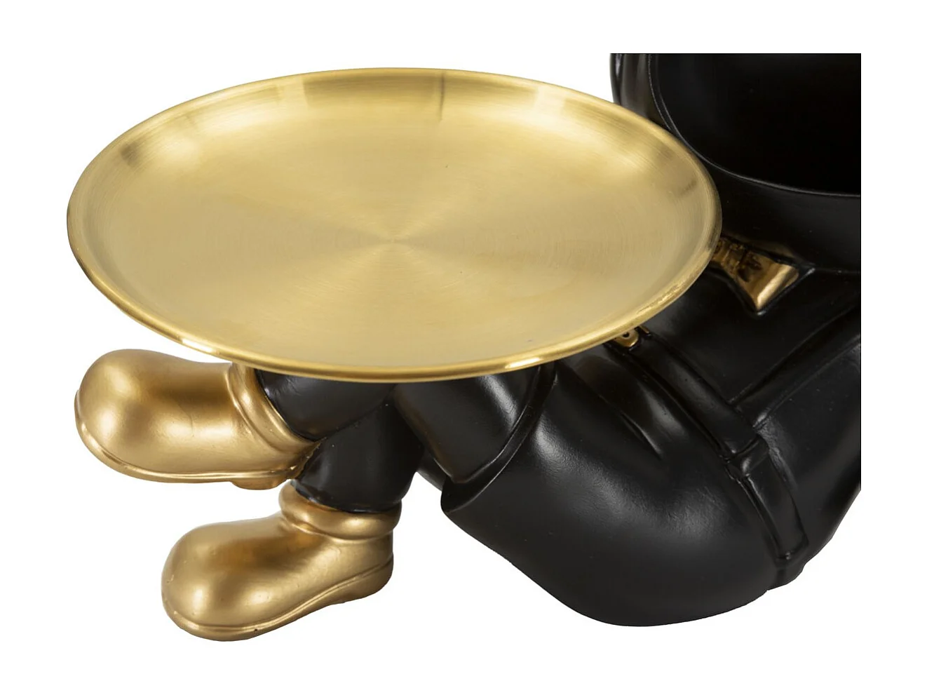 Plateau Chien 18, Noir, 27x17x18,5 cm, Seven Design