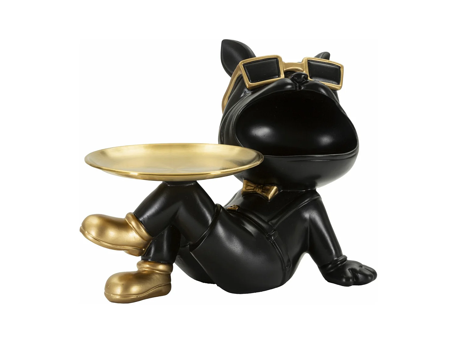 Bandeja Perro 18, Negro, 27x17x18,5 cm, Epikasa