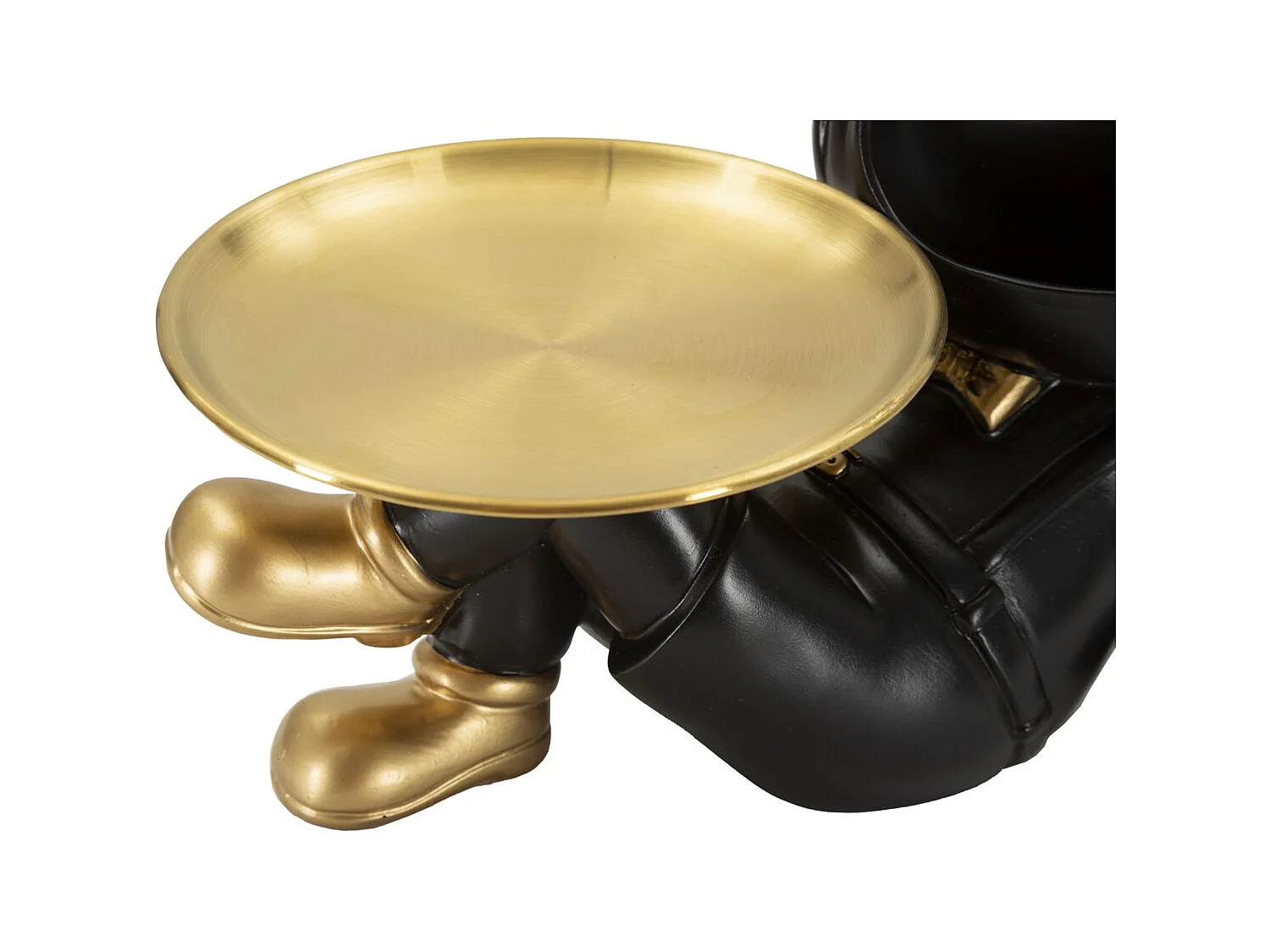 Plateau Chien 18, Noir, 27x17x18,5 cm, Seven Design