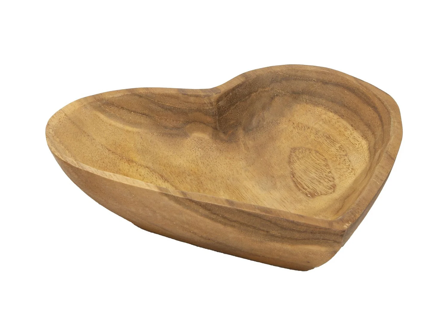 Plateau Cœur 20, Marron, 15x17x3,5 cm, Epikasa