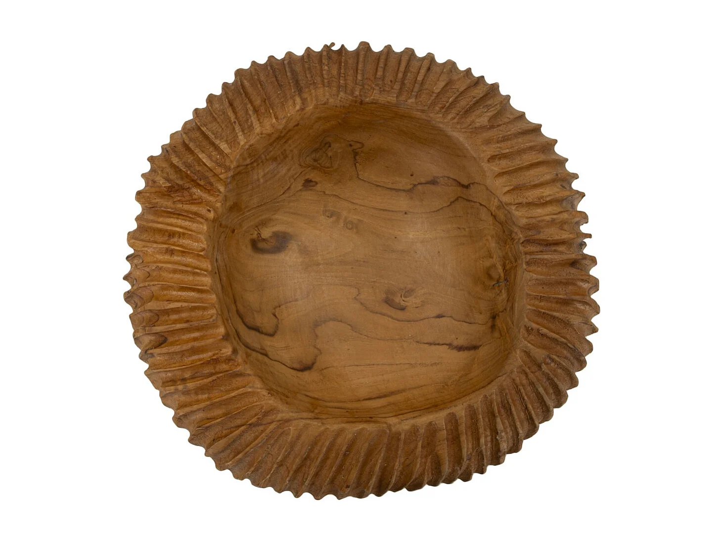 Plateau Natura 16, Marron, 32x32x11 cm, Seven Design