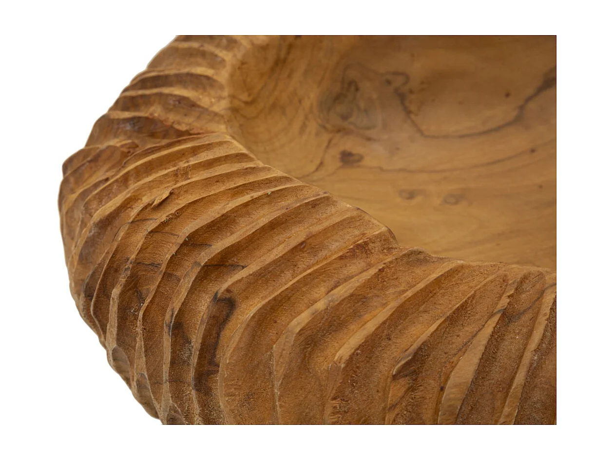 Plateau Natura 16, Marron, 32x32x11 cm, Seven Design