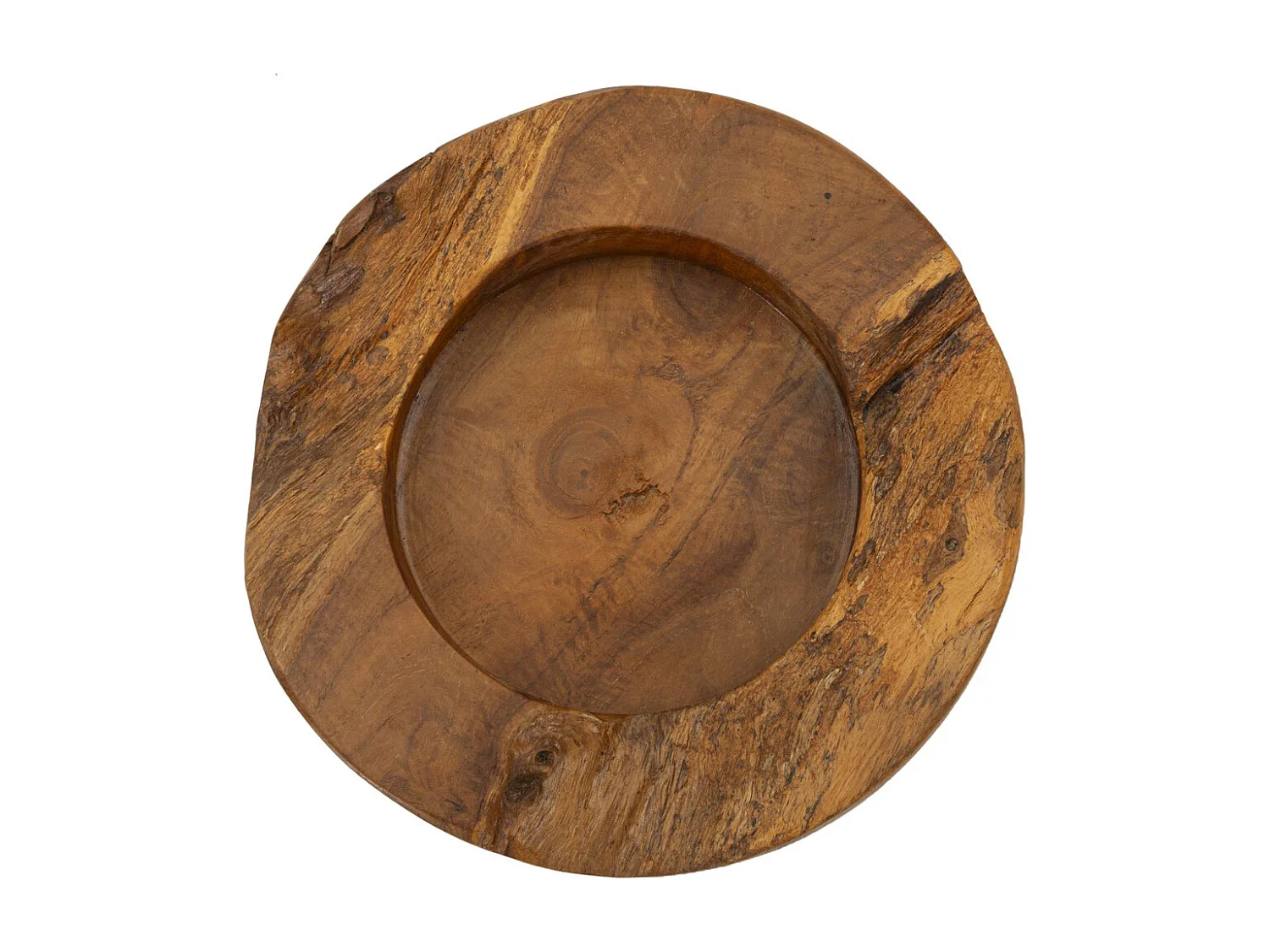 Plateau Natura 26, Marron, 21x21x6 cm, Seven Design