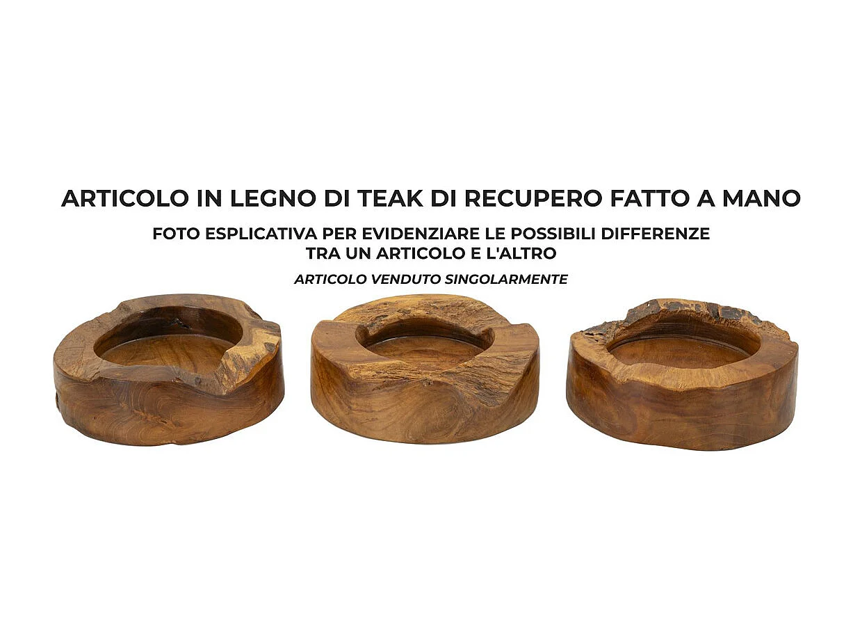 Plateau Natura 26, Marron, 21x21x6 cm, Seven Design