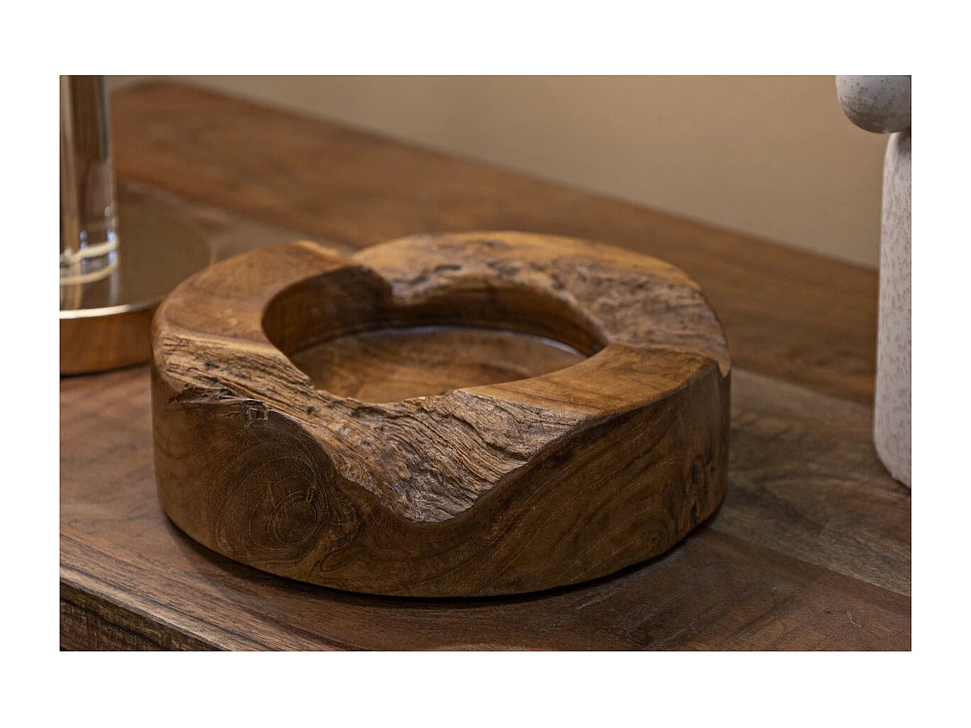 Plateau Natura 26, Marron, 21x21x6 cm, Seven Design