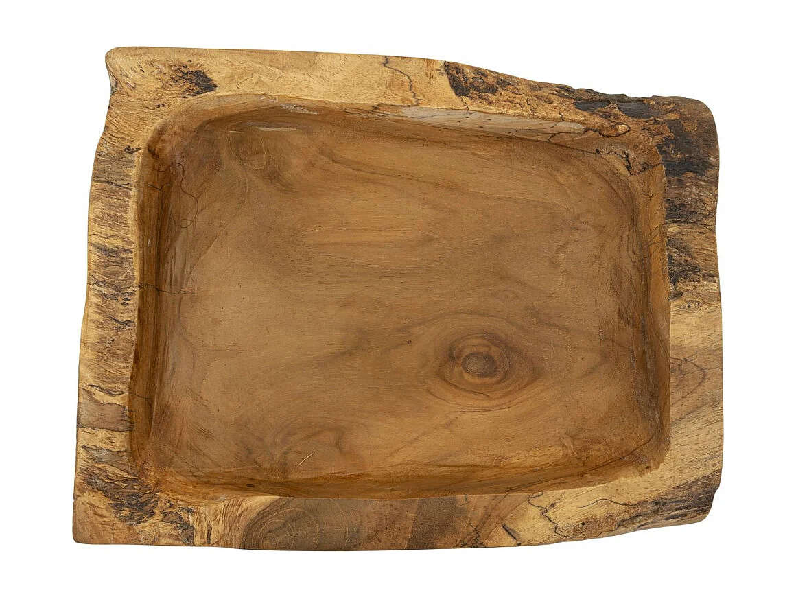 Plateau Natura 24, Marron, 25x19x7 cm, Seven Design