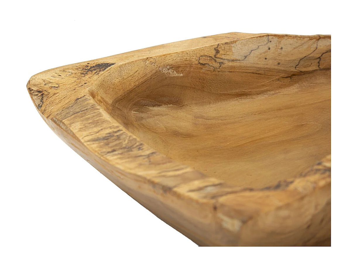 Plateau Natura 24, Marron, 25x19x7 cm, Seven Design