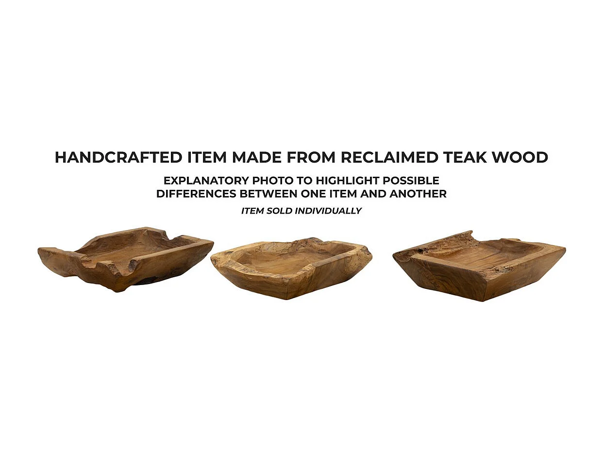 Taca Natura 24, Brązowy, 25x19x7 cm, Seven Design