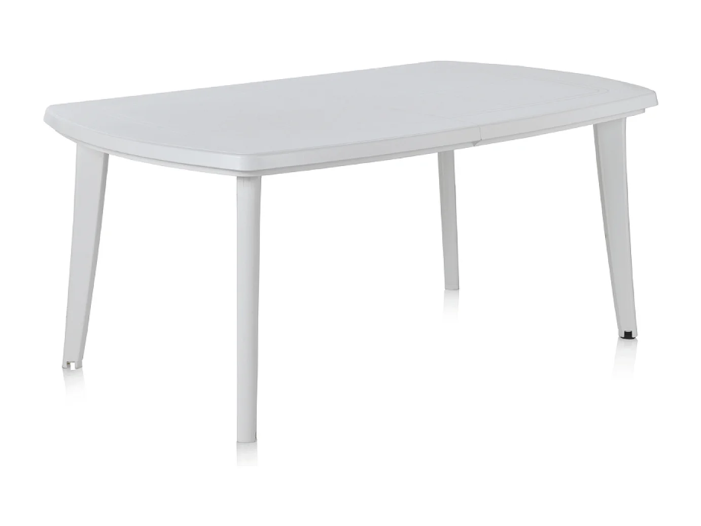 Table extensible 4 à 8 places blanche 170x90x73 ATLANTICA
