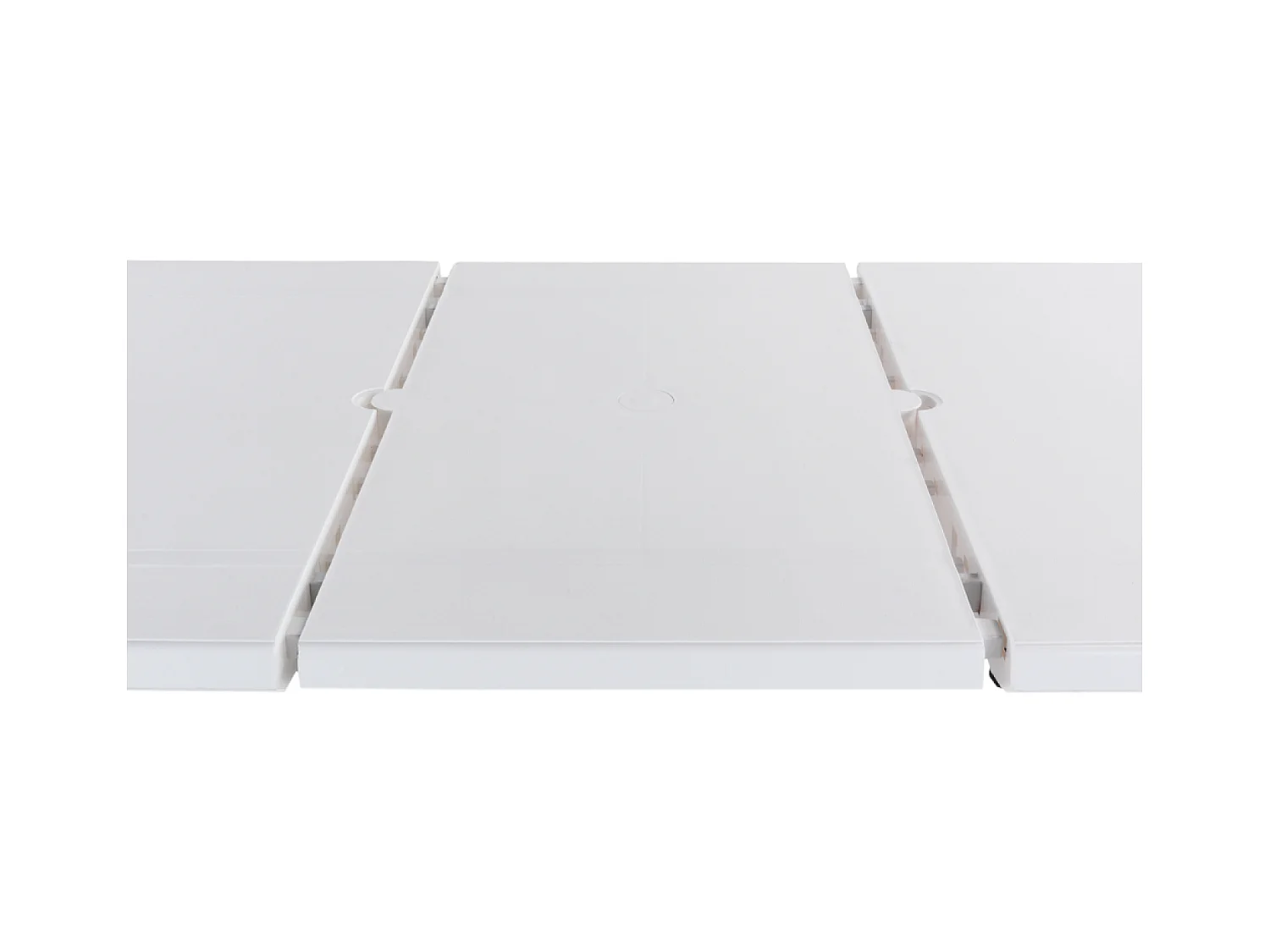 Table extensible 4 à 8 places blanche 170x90x73 ATLANTICA