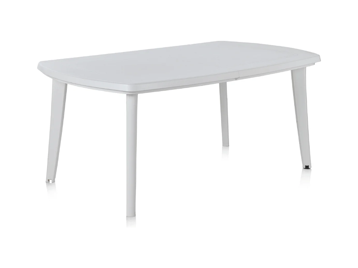 Table extensible 4 à 8 places blanche 170x90x73 ATLANTICA