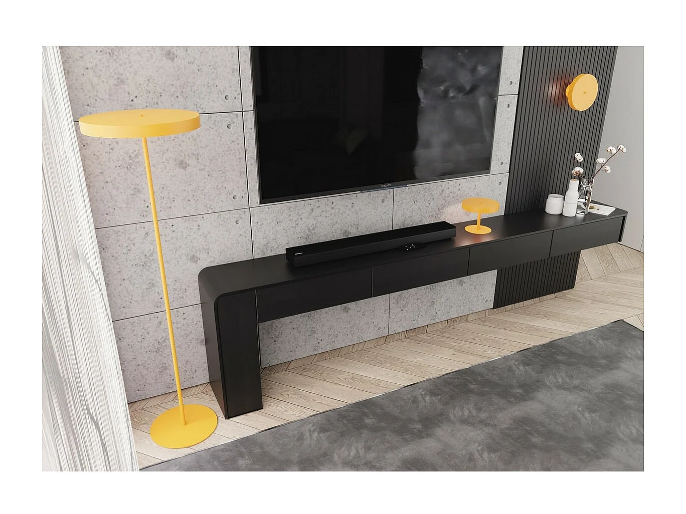 Lampa ścienna Nemos, Pomarańczowy, 20x20x11 cm, Epikasa