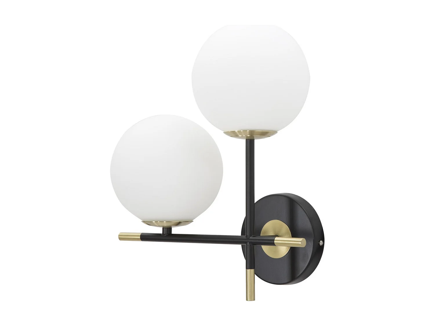 Lampa ścienna MF56, Czarny, 30x17x35 cm, Seven Design