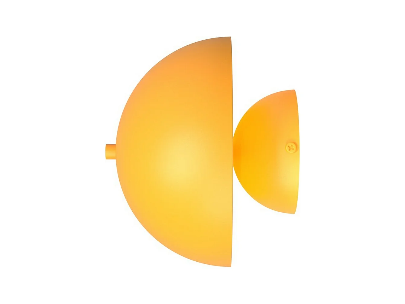 Lampa ścienna Mush, Pomarańczowy, 18x15x15 cm, Epikasa