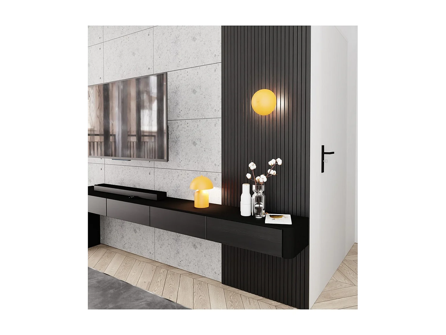 Applique Mush, Orange, 18x15x15 cm, Seven Design