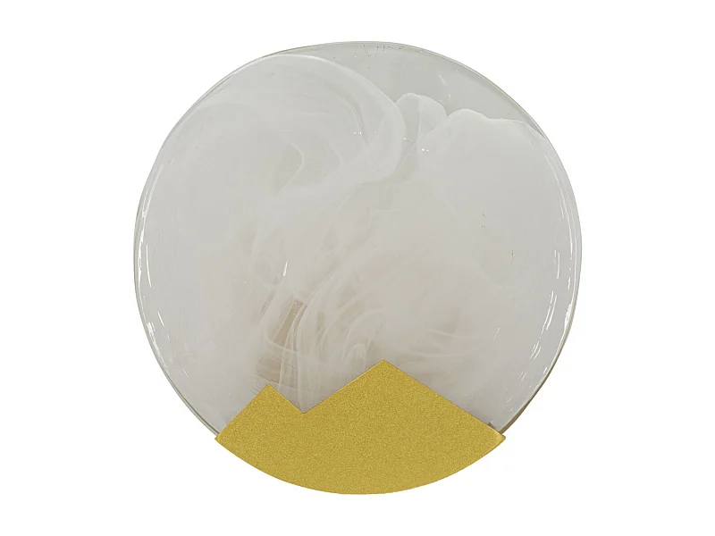 Lampada a Parete MF71, Oro, 20x20x10 cm, Seven Design