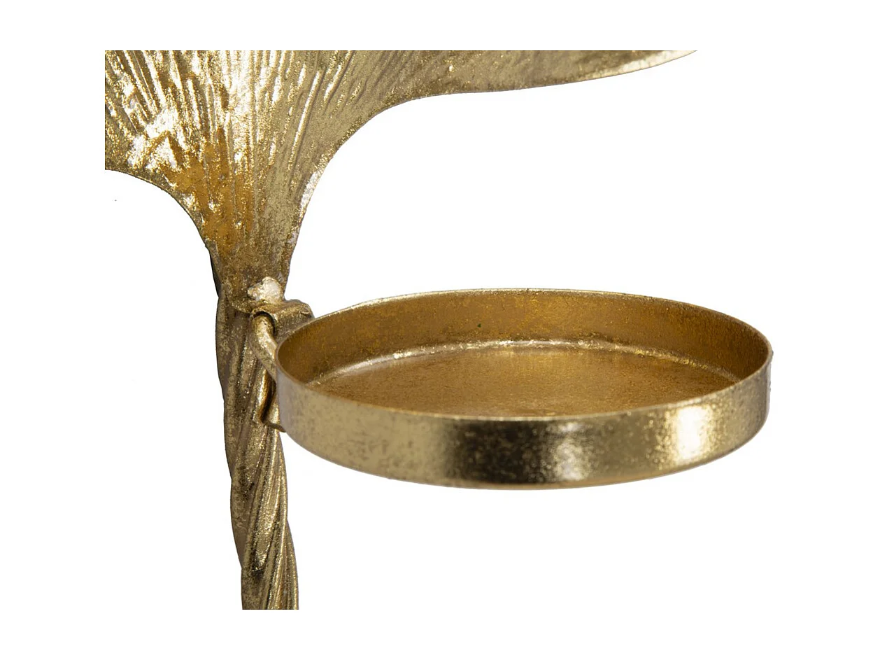 Kaarsenhouder Blad 1, Goud, 41x11,5x40 cm, Seven Design