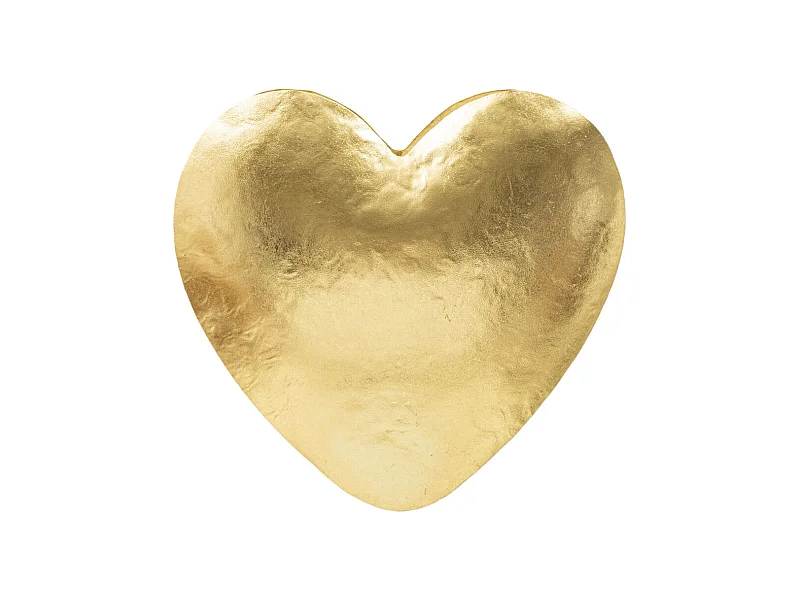 Applique Cœur 2, Or, 25,5x15x24 cm, Seven Design