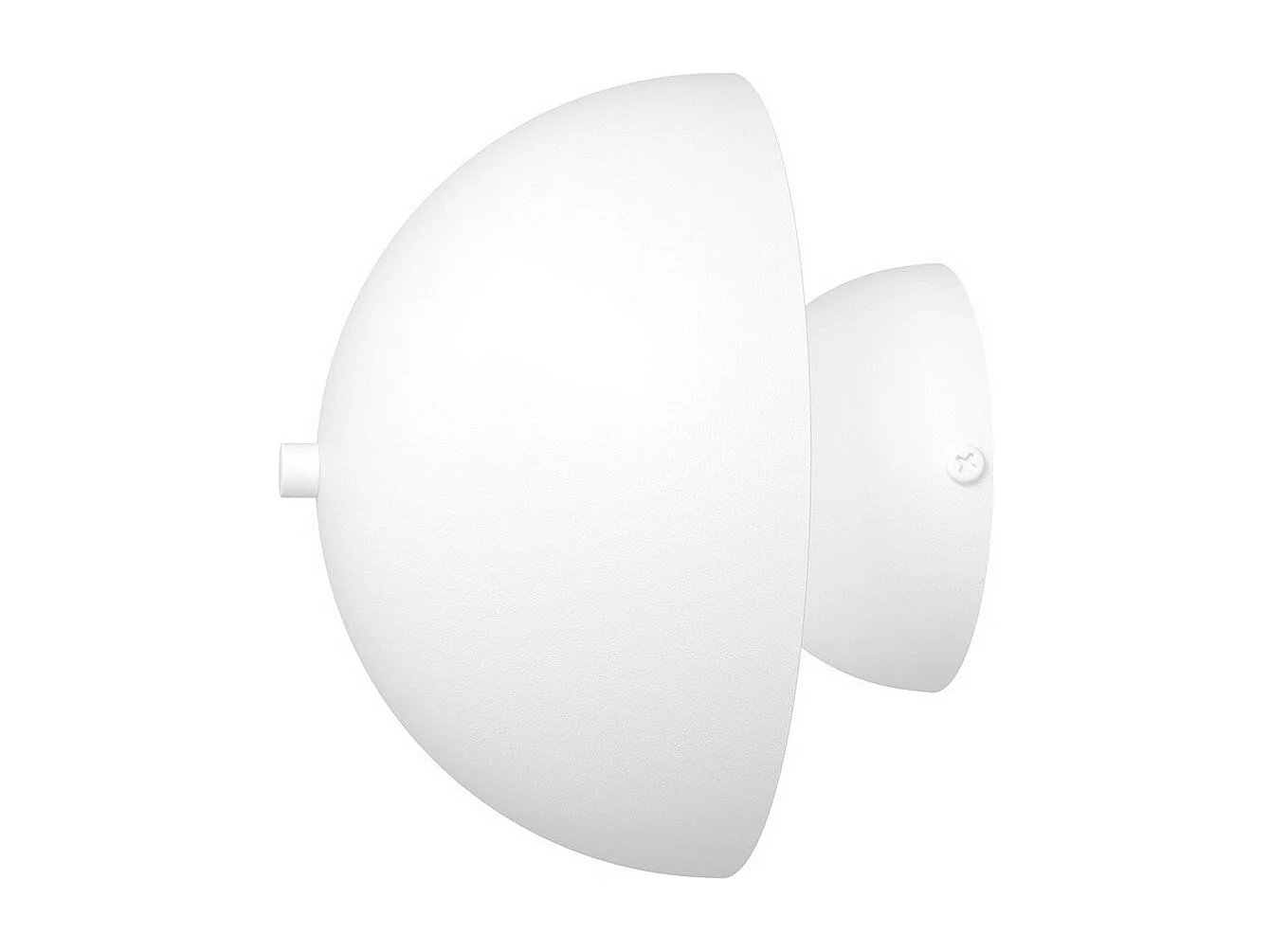 Candeeiro de Parede Mush, Branco, 18x15x15 cm, Seven Design