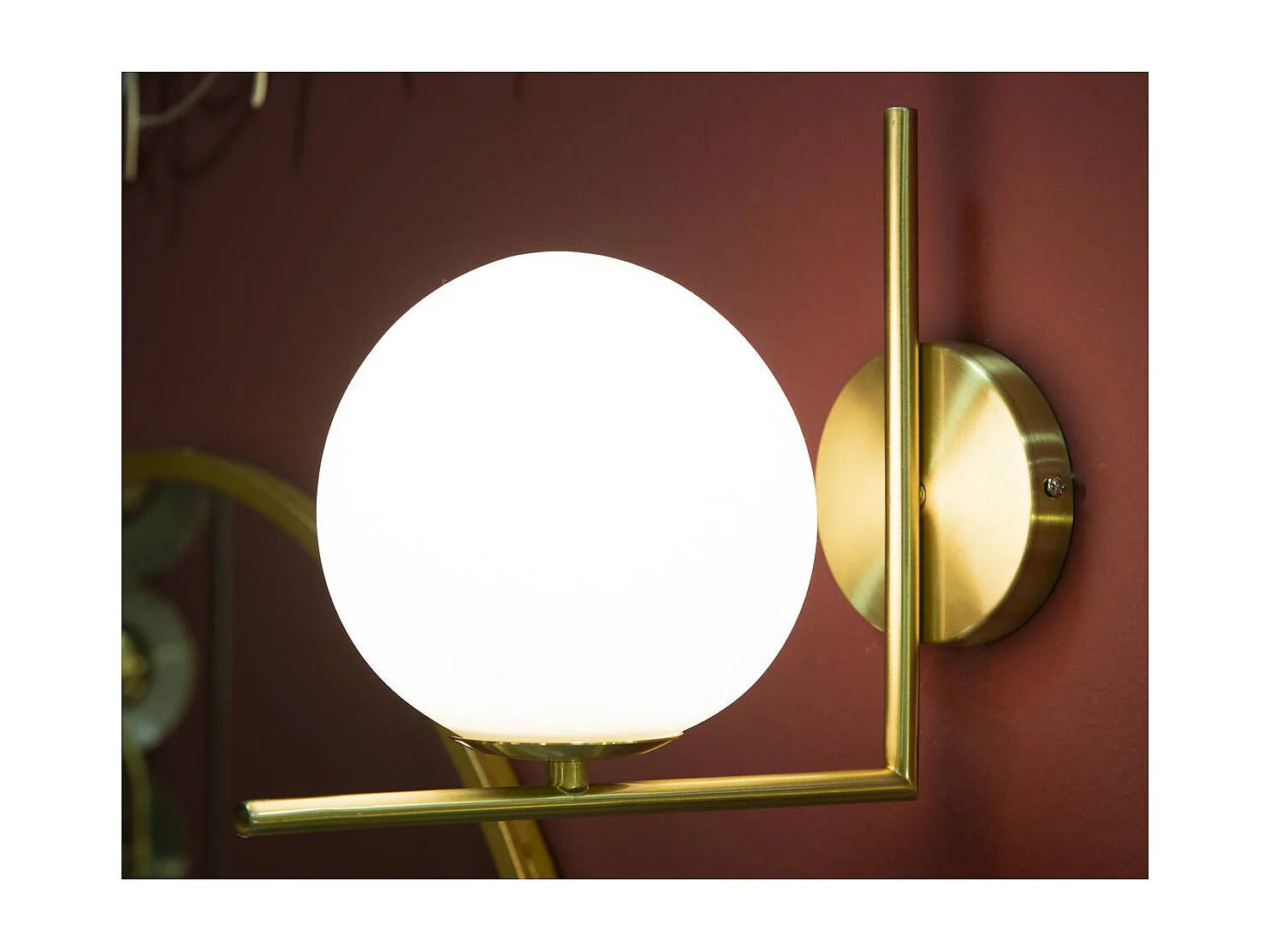 Lampada a Parete MF57, Oro, 15x25x22 cm, Seven Design