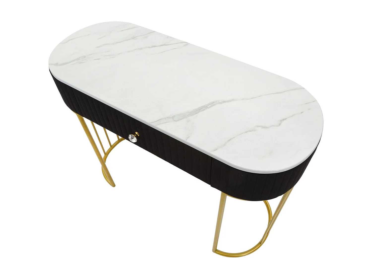 Tavolo Consolle MF614, Nero, 100x43x74 cm, Seven Design