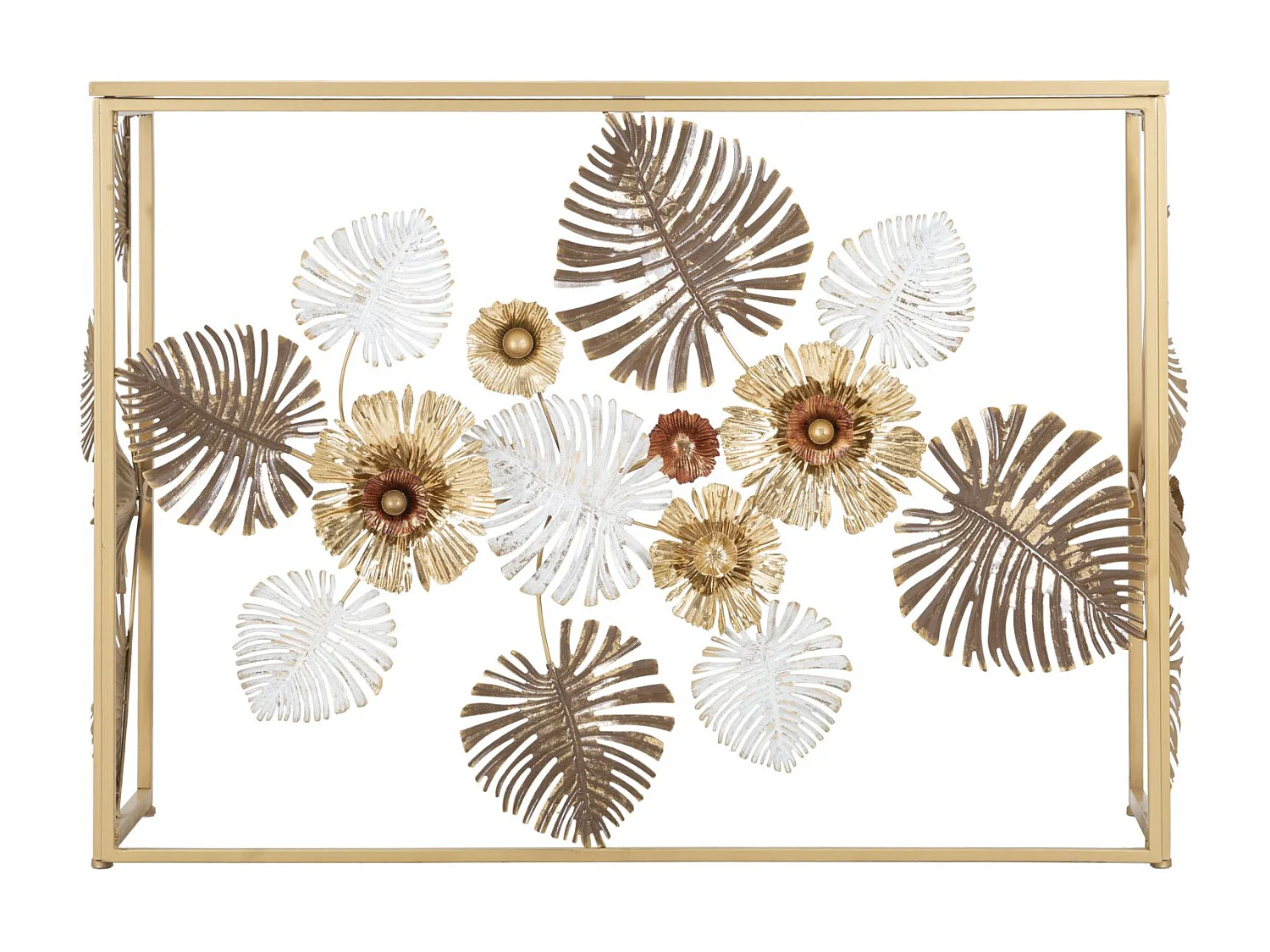 Table Console Feuille 71, Multicouleur, 113x40x80 cm, Epikasa