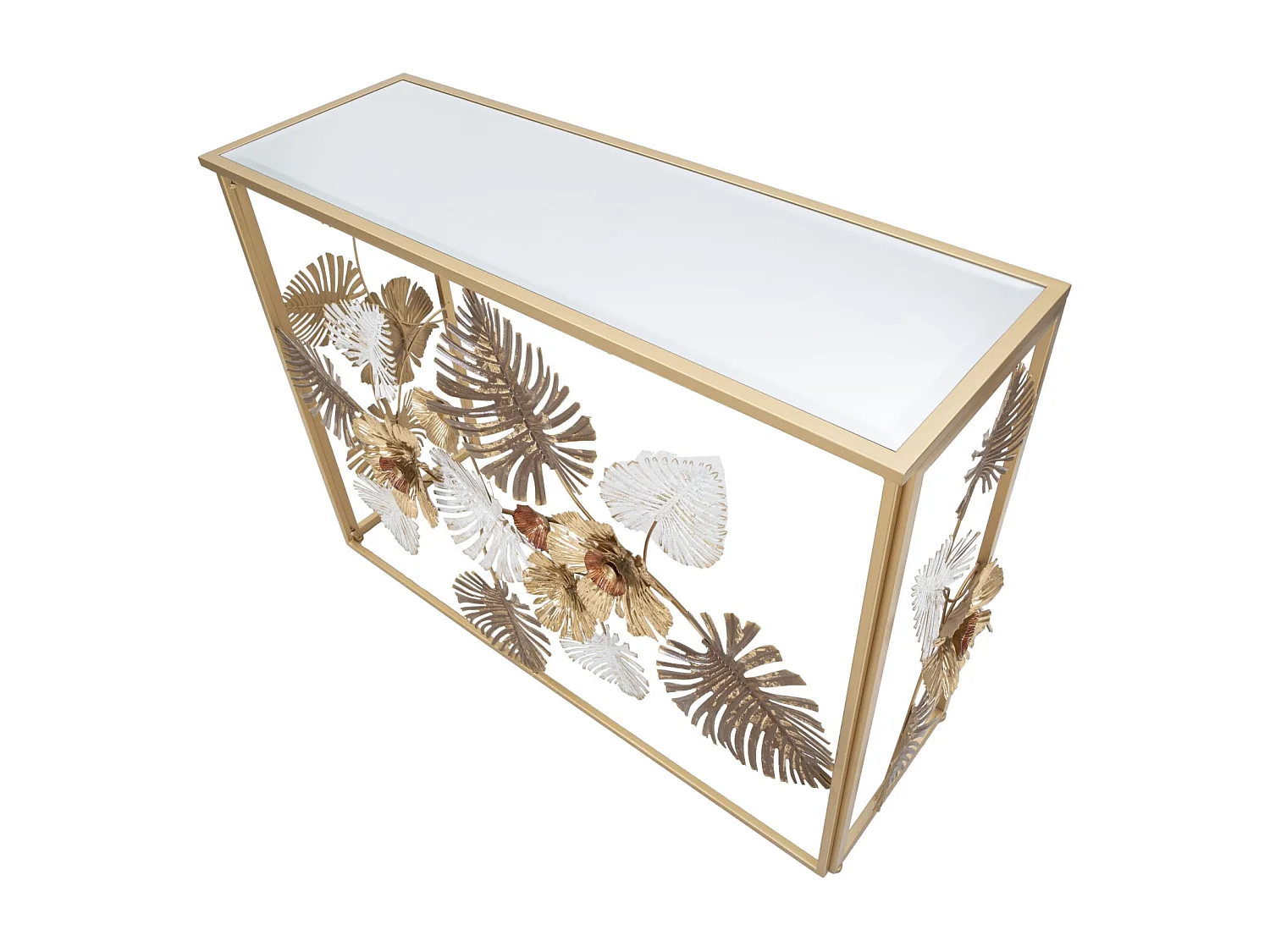 Table Console Feuille 71, Multicouleur, 113x40x80 cm, Epikasa