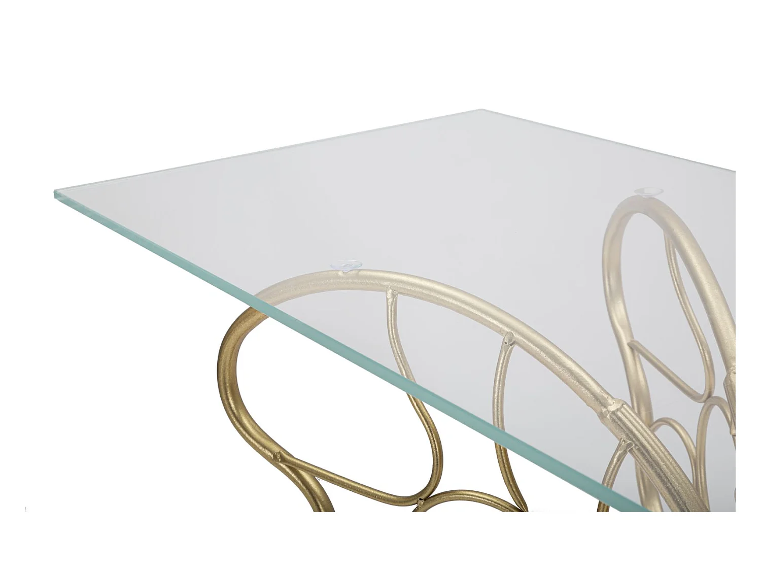 Table Console Papillon 2, Or, 110x40x76 cm, Epikasa