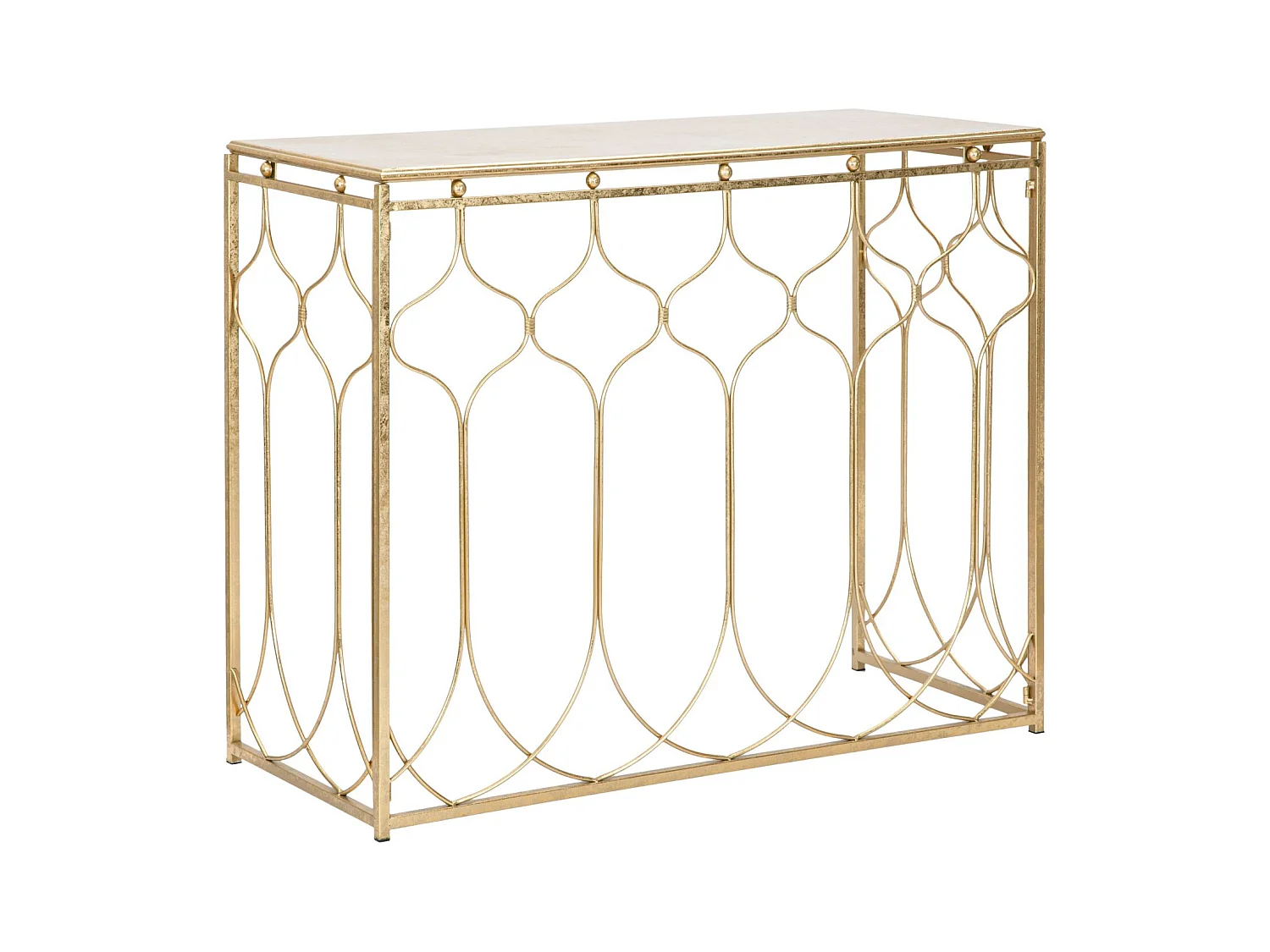 Table Console MF613, Or, 96,5x41x78 cm, Epikasa