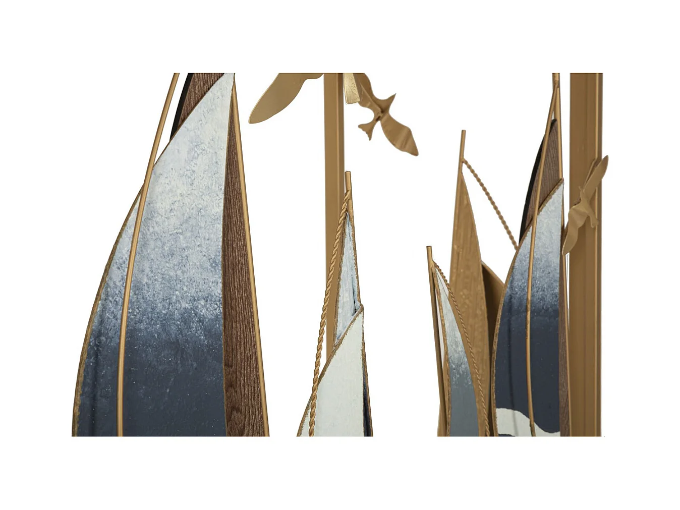 Table Console Bateaux 9, Multicouleur, 108x37x80 cm, Seven Design