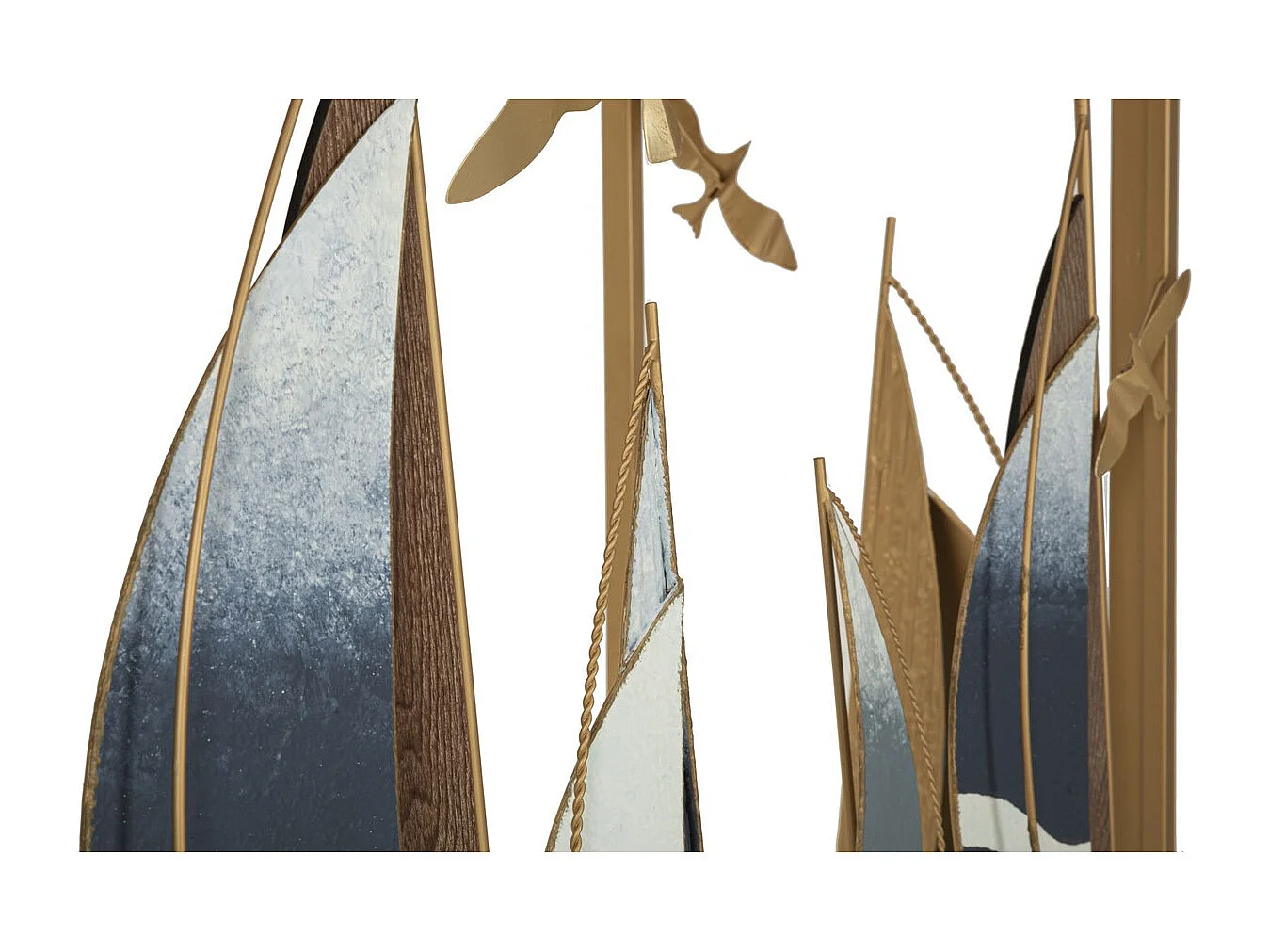 Stolik Konsolowy Łodzie 9, Wielokolorowy, 108x37x80 cm, Seven Design