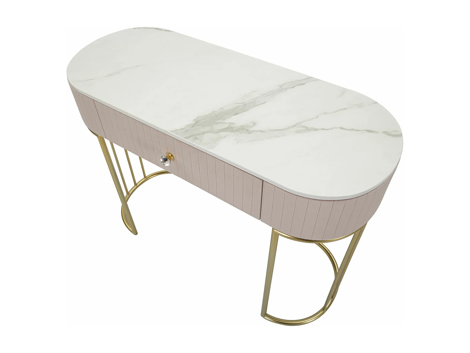 Tavolo Consolle MF616, Rosa, 100x40x75 cm, Epikasa