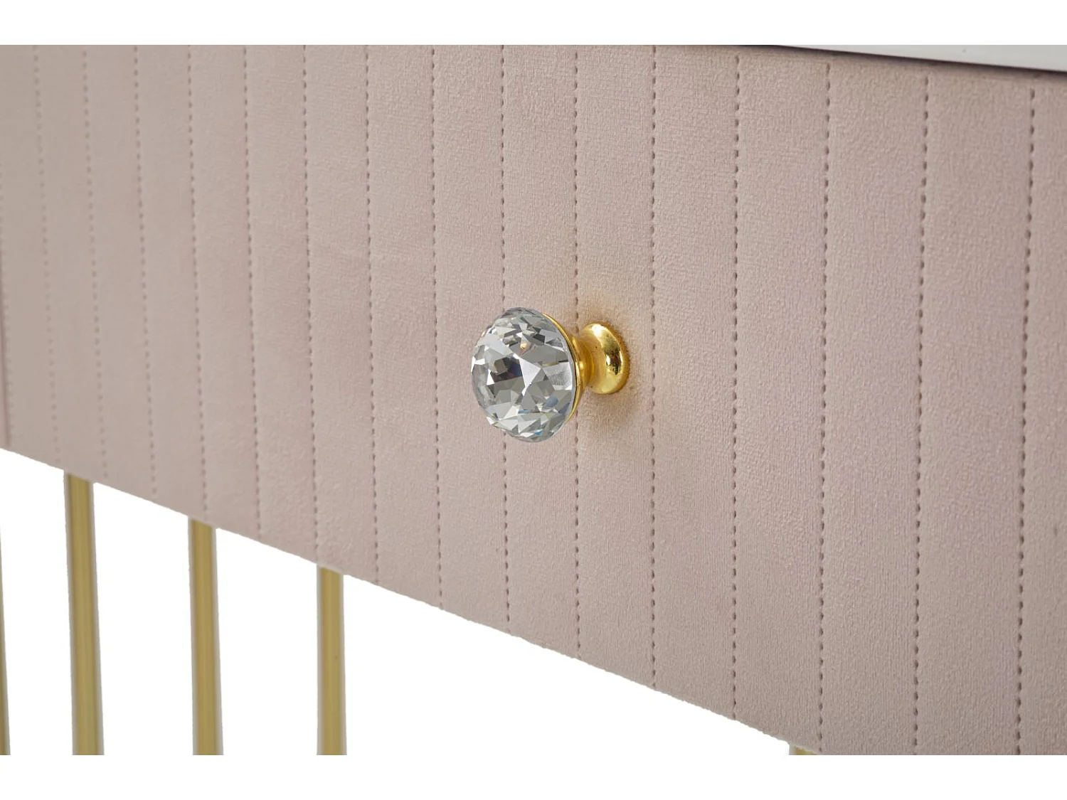 Tavolo Consolle MF616, Rosa, 100x40x75 cm, Epikasa