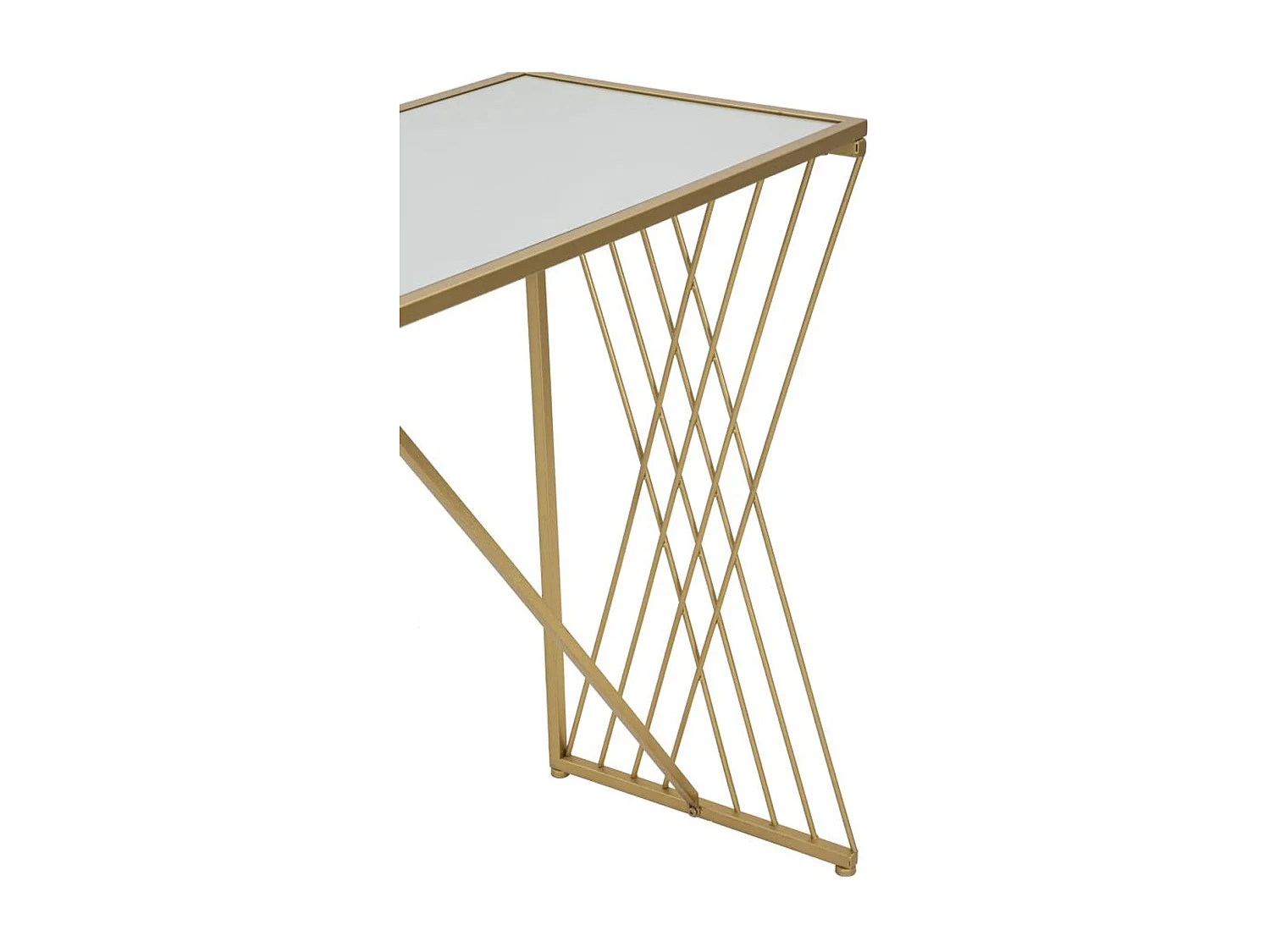 Table Console MF624, Or, 120x40x80 cm, Seven Design