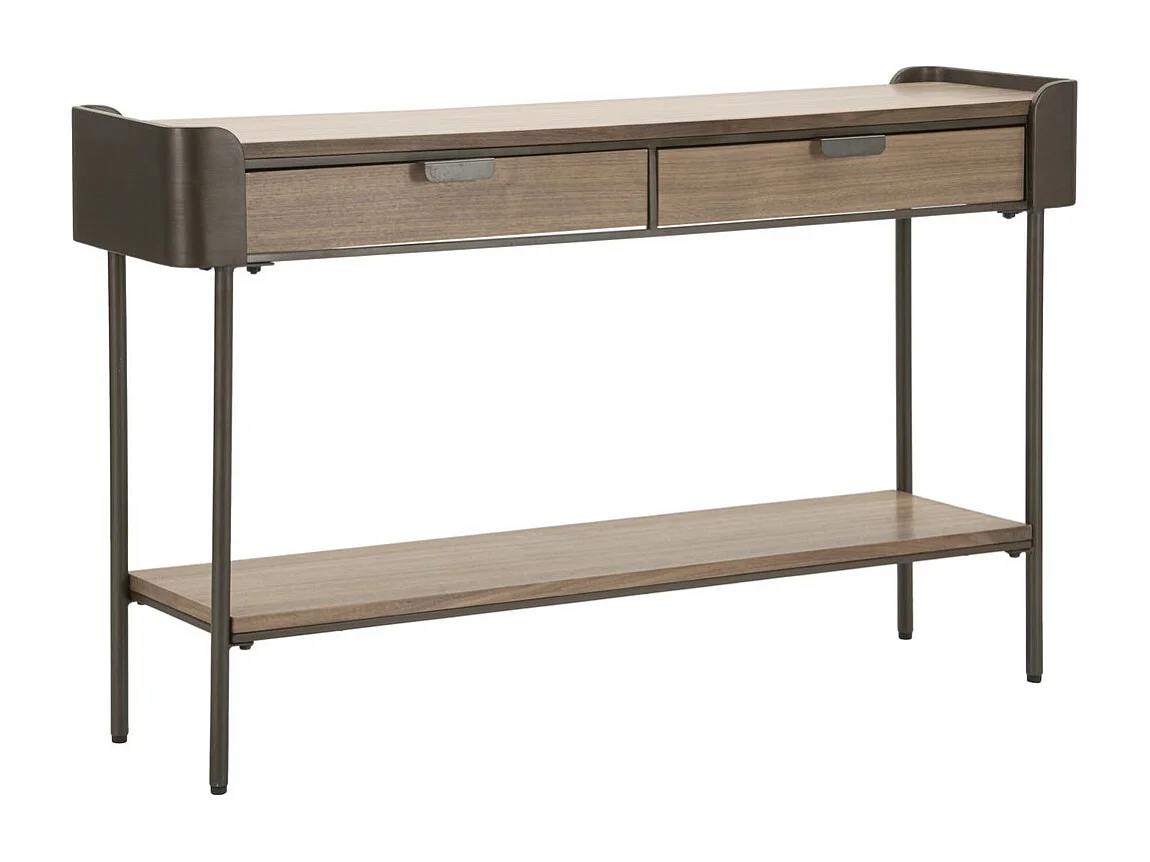 Table Console MF609, Marron, 120x31x72 cm, Seven Design