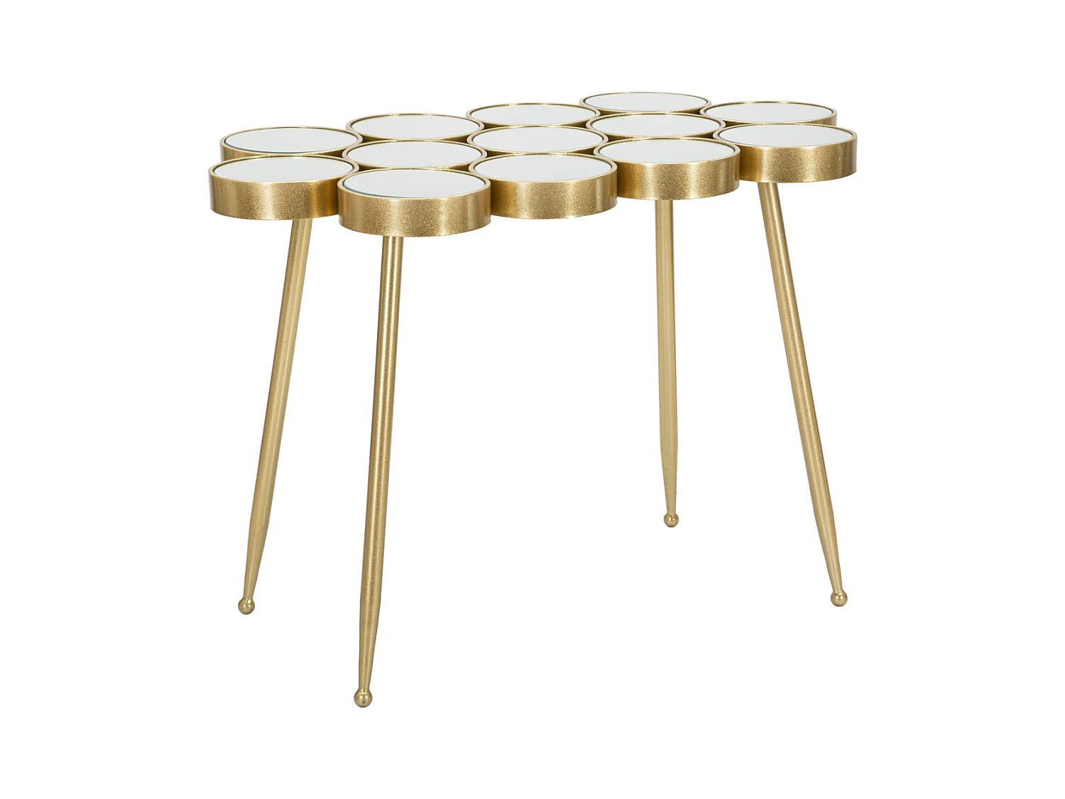 Table Console MF623, Or, 100x55x70 cm, Seven Design