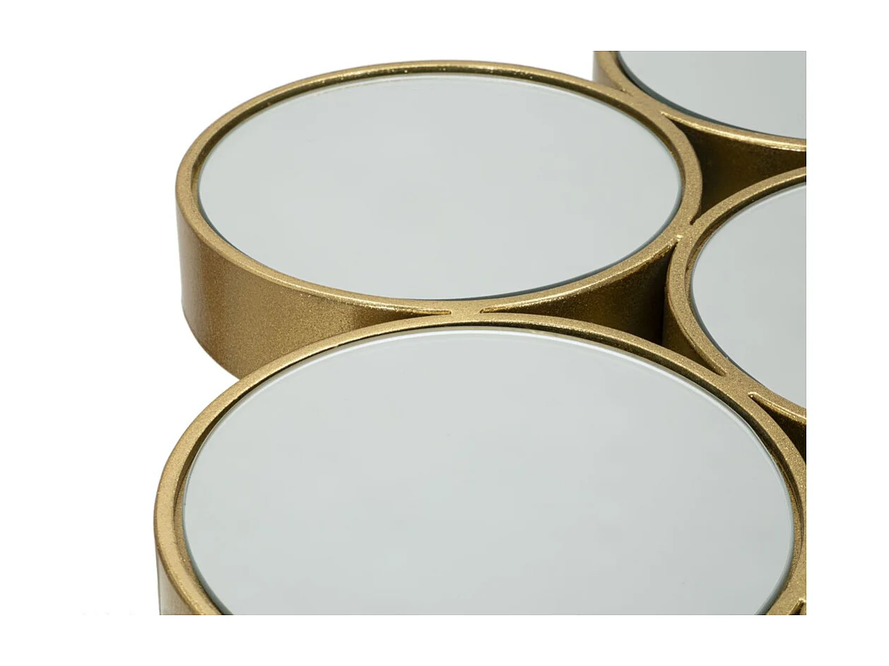 Table Console MF623, Or, 100x55x70 cm, Seven Design