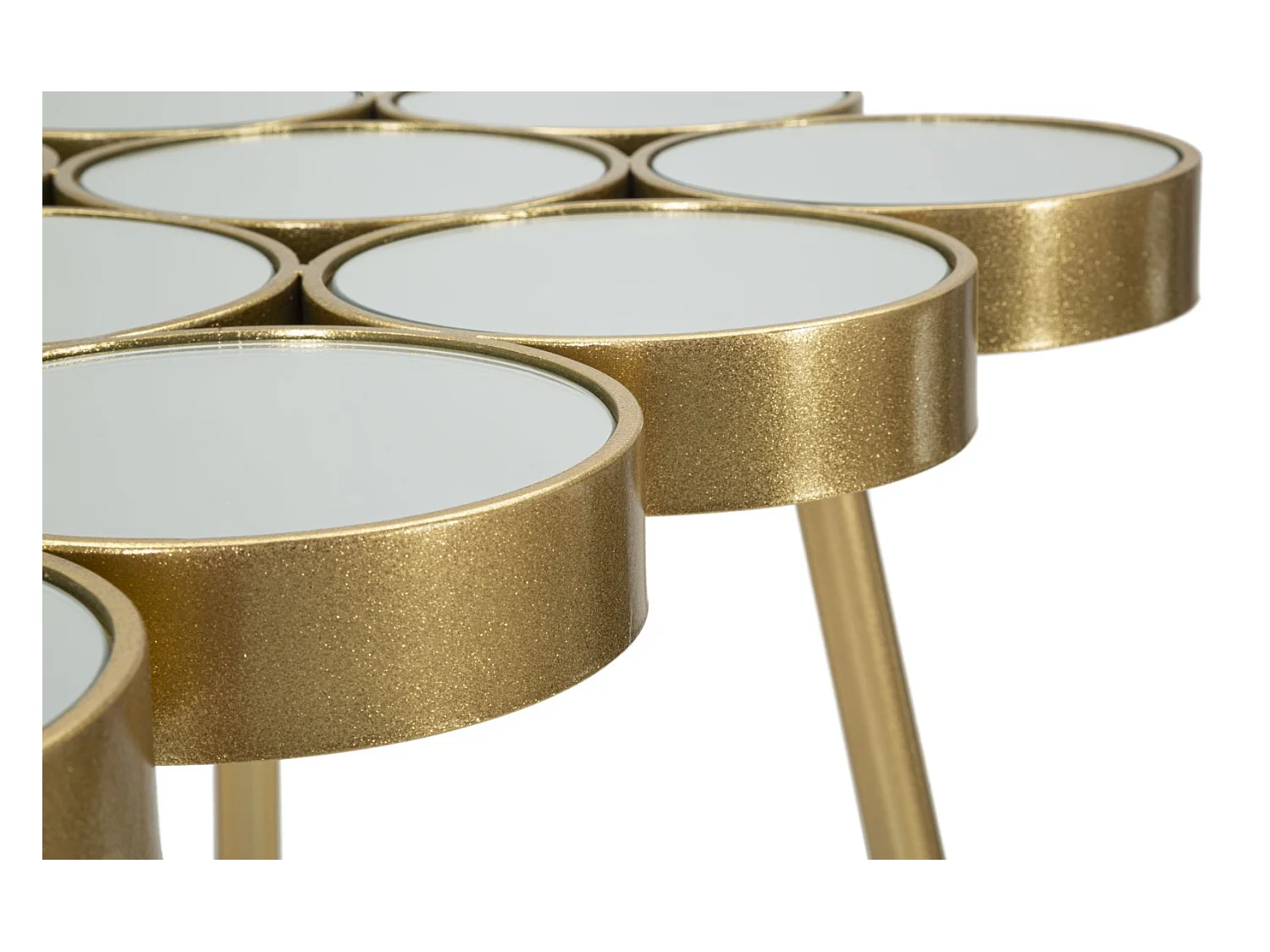 Table Console MF623, Or, 100x55x70 cm, Epikasa