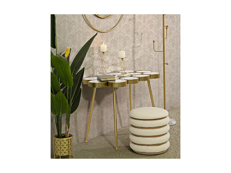 Table Console MF623, Or, 100x55x70 cm, Epikasa