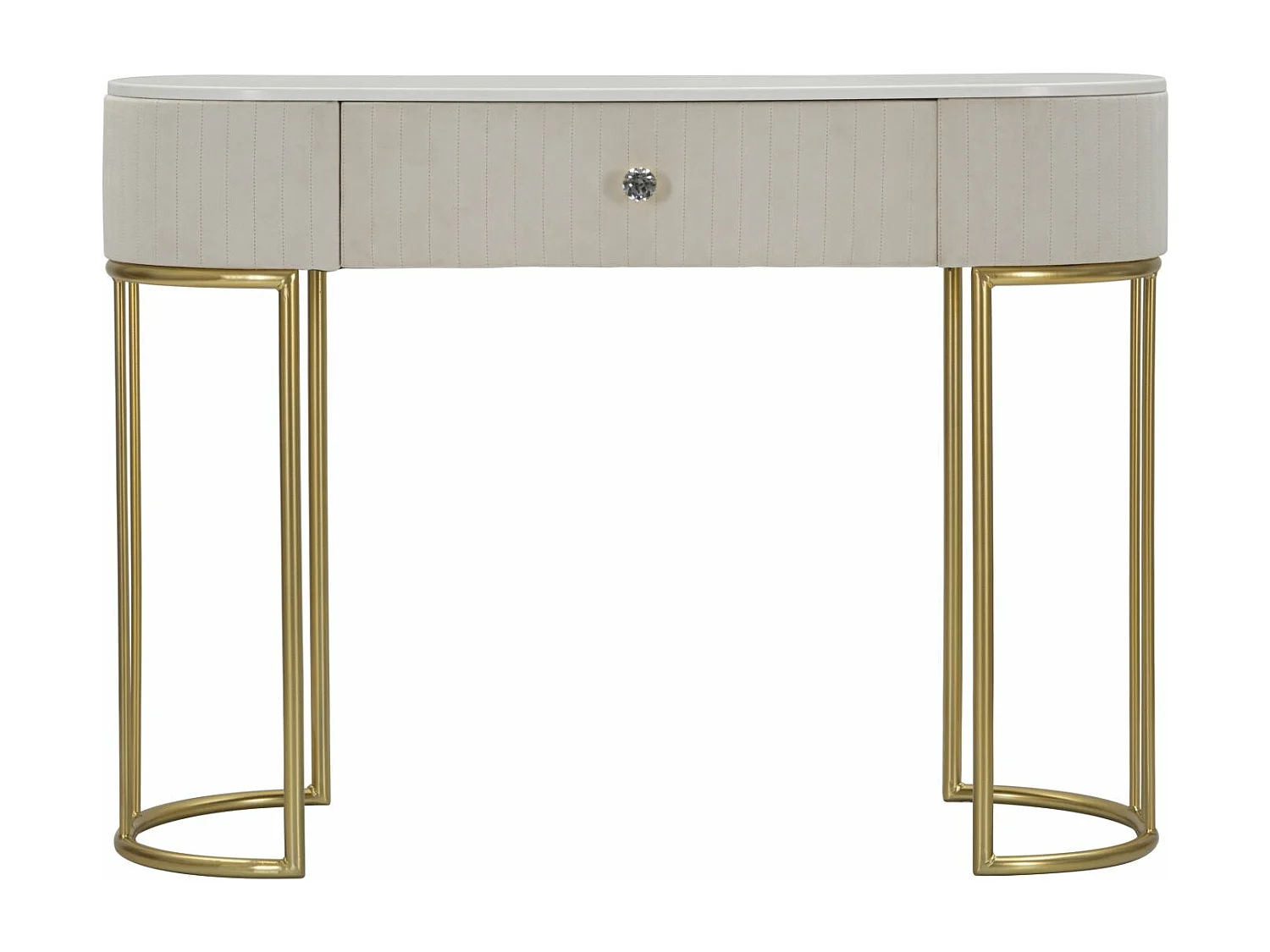 Tavolo Consolle MF615, Beige, 100x40x75 cm, Epikasa