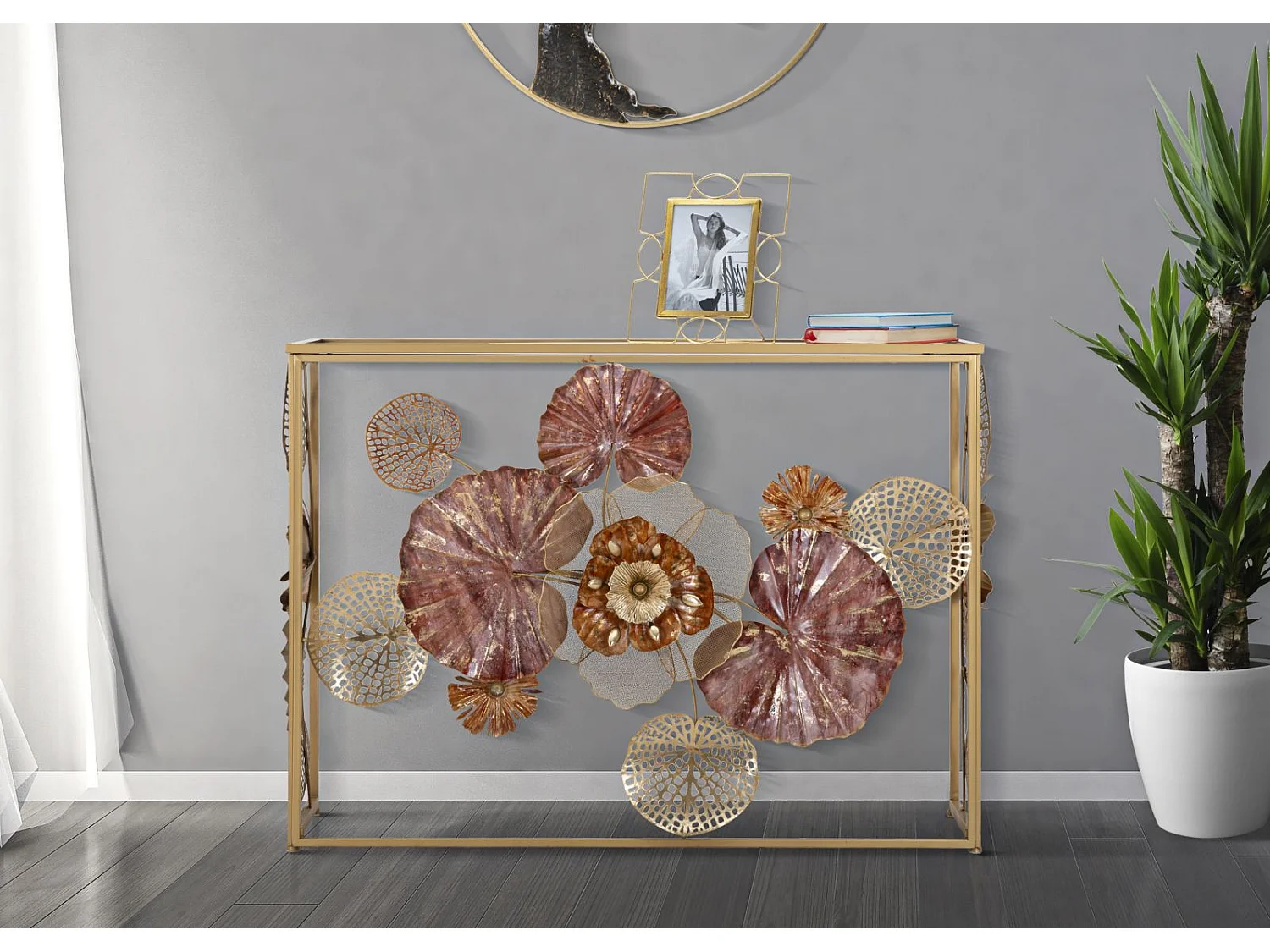 Consola Folha 69, Multicolorido, 114x41,5x80 cm, Epikasa