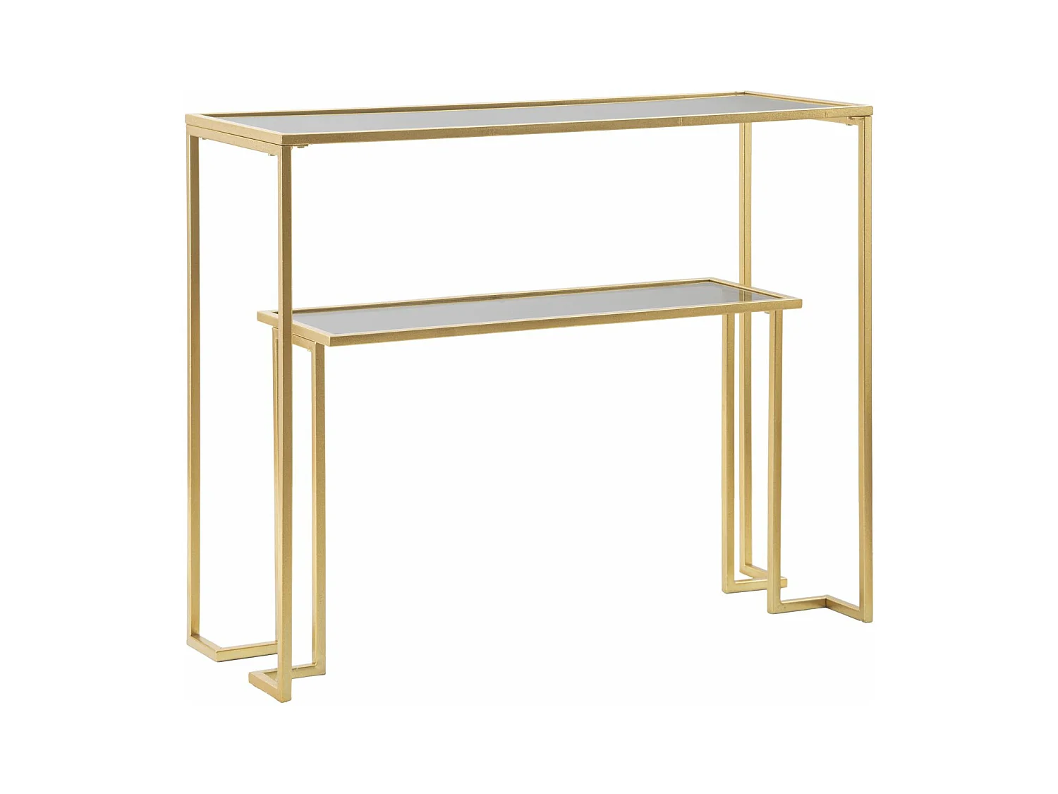 Table Console MF628, Or, 100x35x80 cm, Epikasa