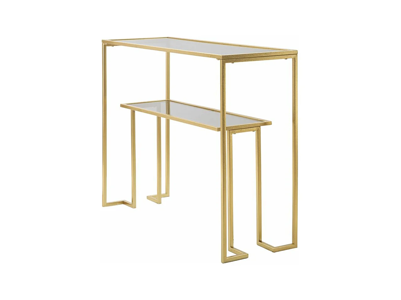 Table Console MF628, Or, 100x35x80 cm, Epikasa