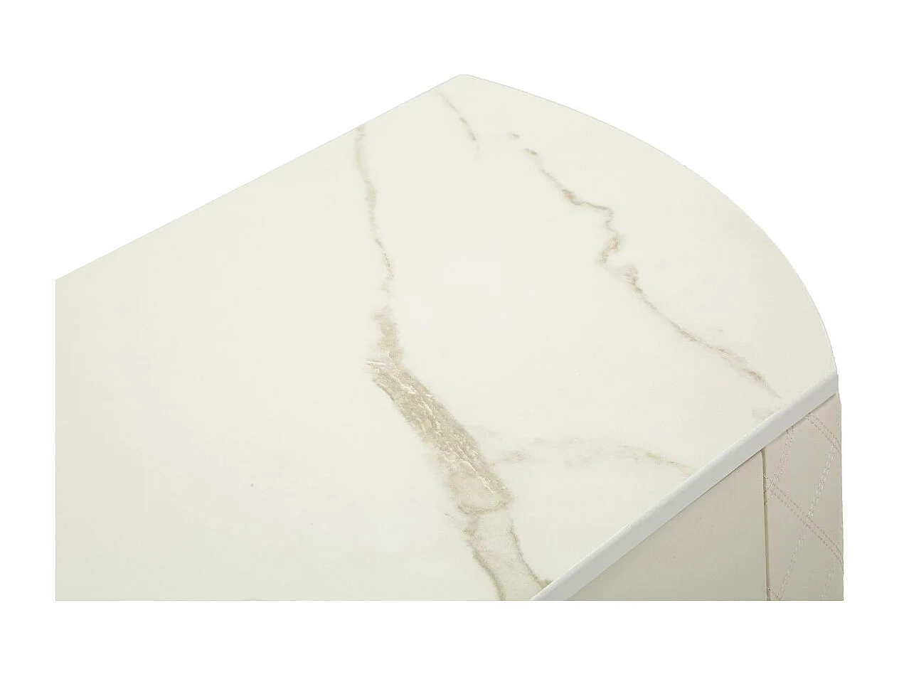 Stolik Konsolowy MF607, Biały, 100x40x75 cm, Seven Design