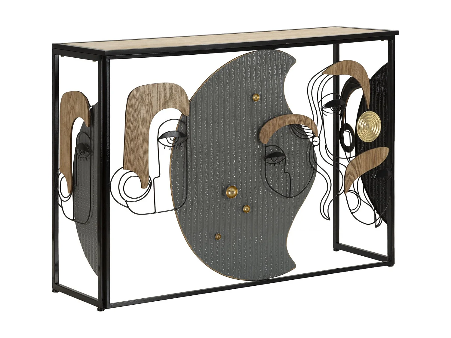 Console Tafel MF622, Veelkleurig, 108x38x79 cm, Epikasa