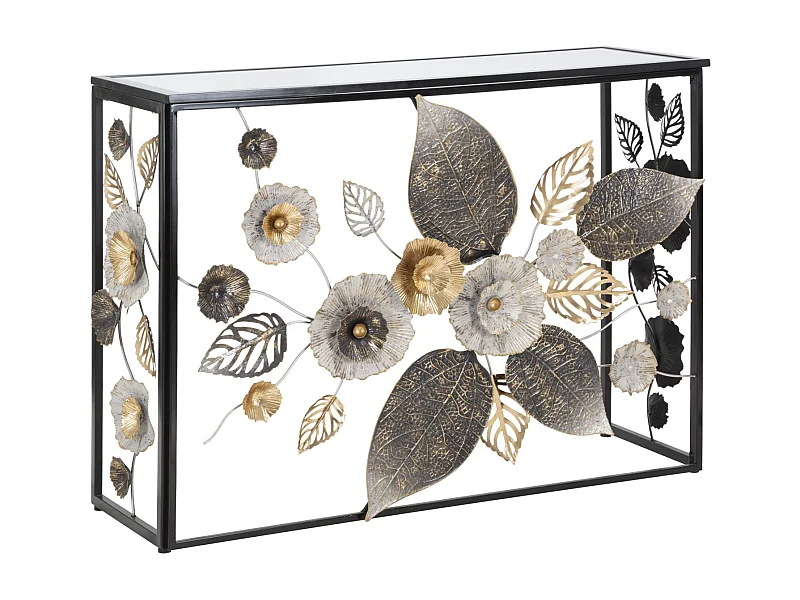 Tavolo Consolle Foglia 70, Multicolore, 111,8x41,9x80 cm, Seven Design