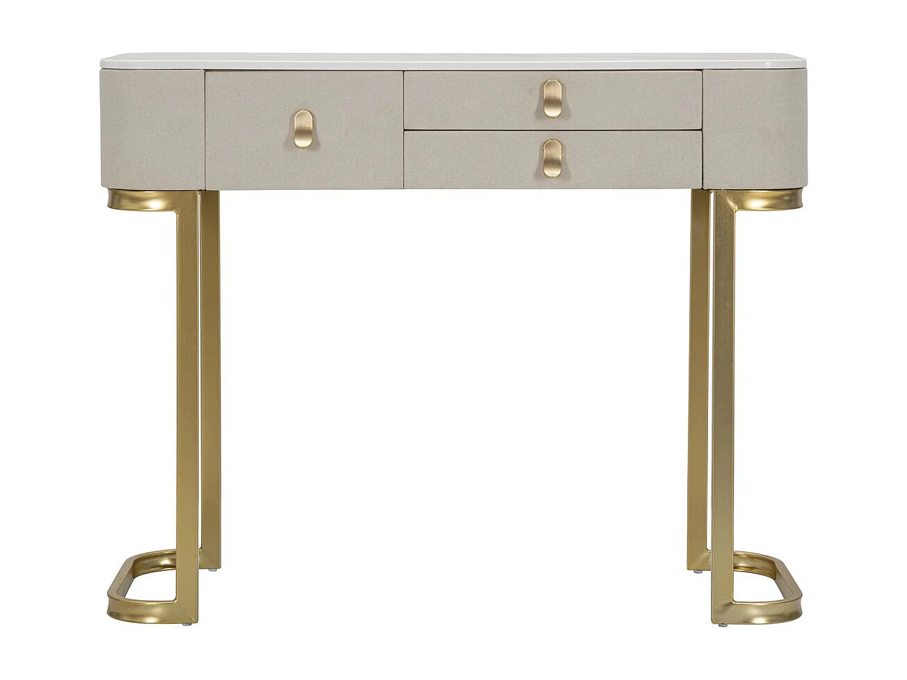 Table Console MF604, Beige, 100x40x80 cm, Seven Design