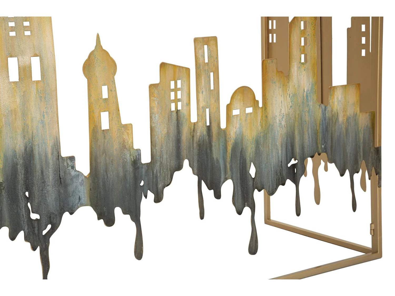 Tavolo Consolle Natura 1, Multicolore, 110x38,5x81 cm, Seven Design