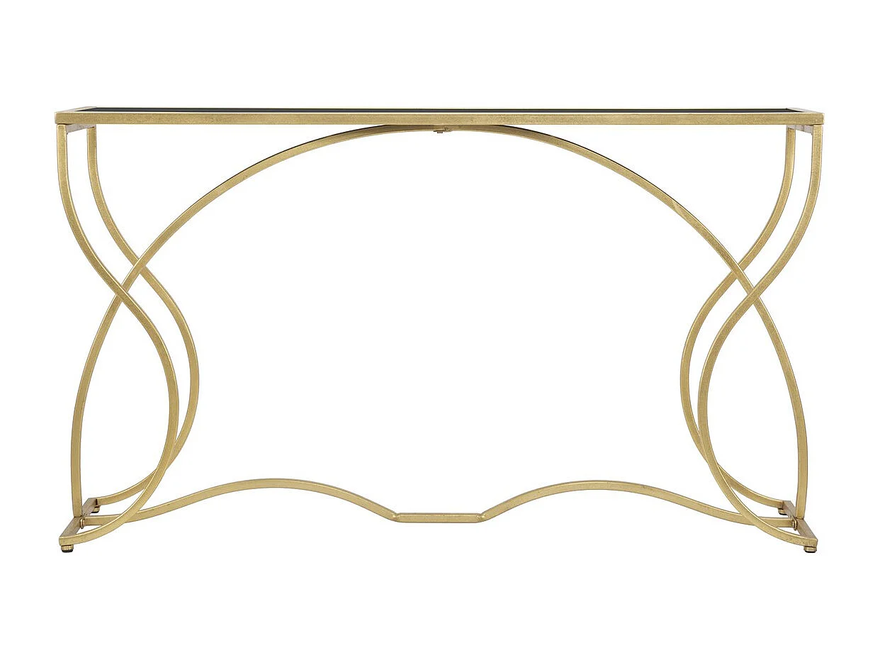 Table Console MF626, Or, 130x40x75 cm, Seven Design